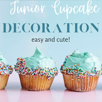 Junior Cupcake Decoration easy and cute!